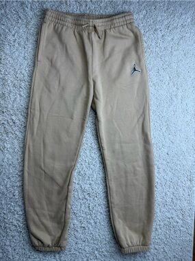 Jordan Girls XL Tan Fleece Jogger Pants